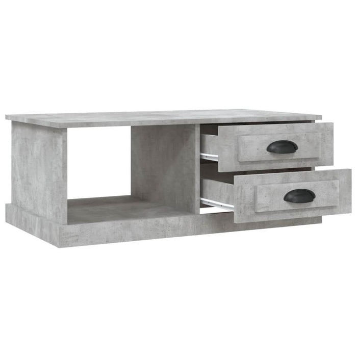 Măsuță de cafea, gri beton, 90x50x35 cm, lemn compozit - WALTI WALTI