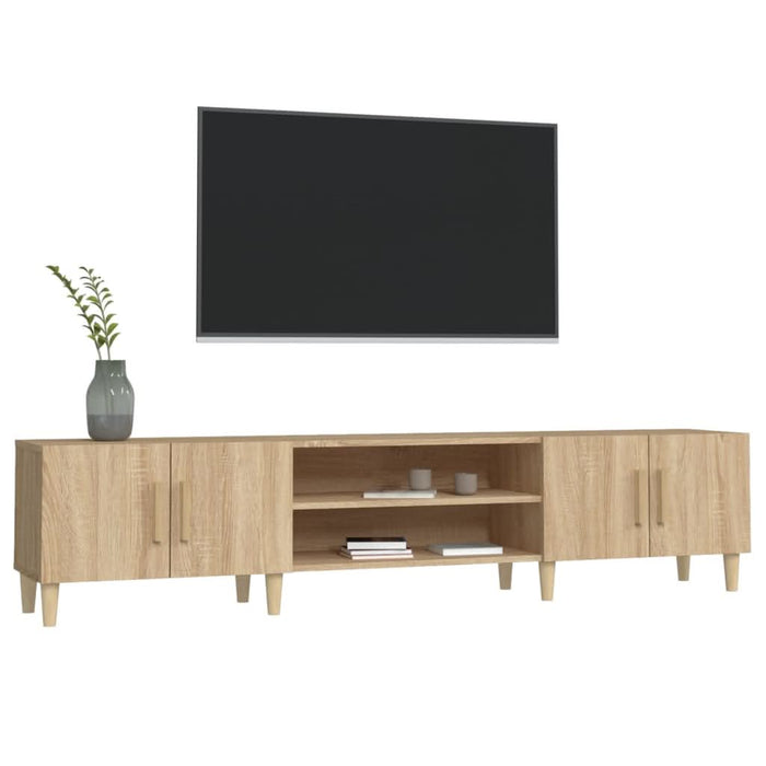 Comodă TV, stejar sonoma, 180x31,5x40 cm, lemn prelucrat - WALTI WALTI