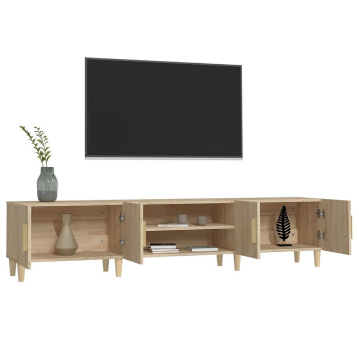 Comodă TV, stejar sonoma, 180x31,5x40 cm, lemn prelucrat - WALTI WALTI