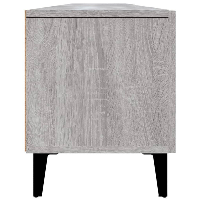 Comodă TV, gri sonoma, 180x31,5x40 cm, lemn prelucrat - WALTI WALTI
