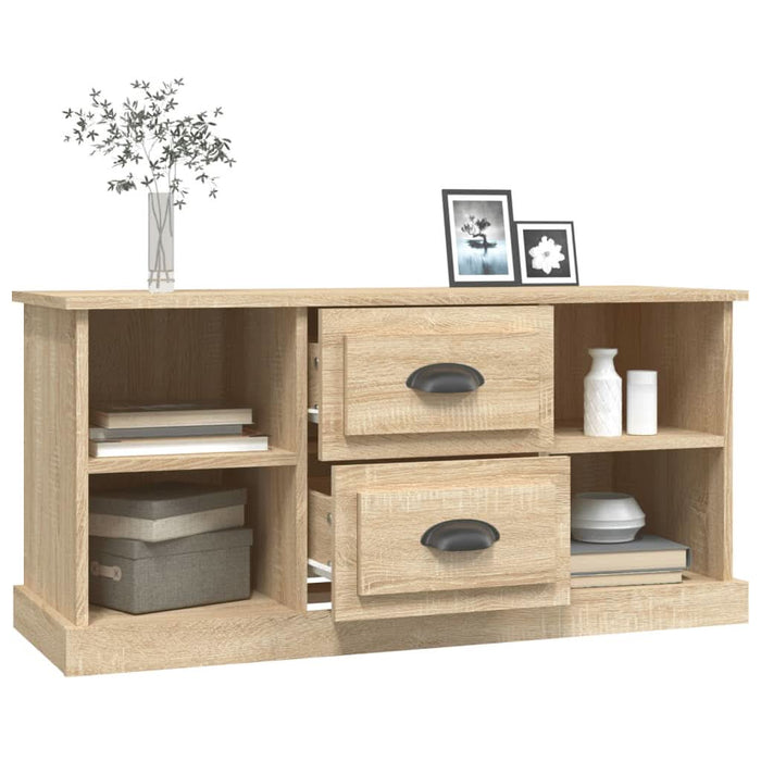 Comodă TV, stejar sonoma, 99,5x35,5x48 cm, lemn prelucrat - WALTI WALTI