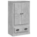 Dulap înalt, gri beton, 60x35,5x103,5 cm, lemn prelucrat - WALTI WALTI