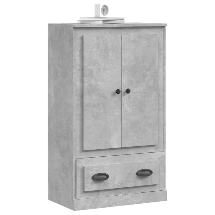 Dulap înalt, gri beton, 60x35,5x103,5 cm, lemn prelucrat - WALTI WALTI