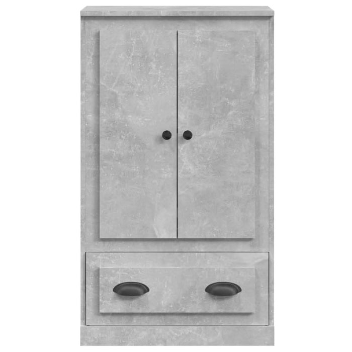 Dulap înalt, gri beton, 60x35,5x103,5 cm, lemn prelucrat - WALTI WALTI