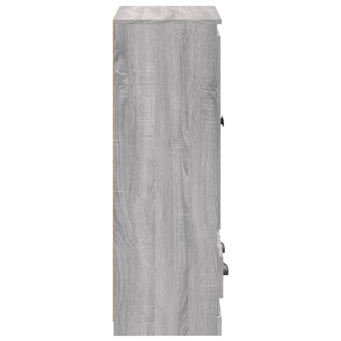 Dulap înalt, sonoma gri, 60x35,5x103,5 cm, lemn prelucrat - WALTI WALTI