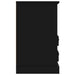 Noptiere, 2 buc., negru, 43x36x60 cm - WALTI WALTI