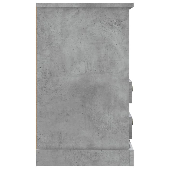 Noptiere, 2 buc., gri beton, 43x36x60 cm - WALTI WALTI