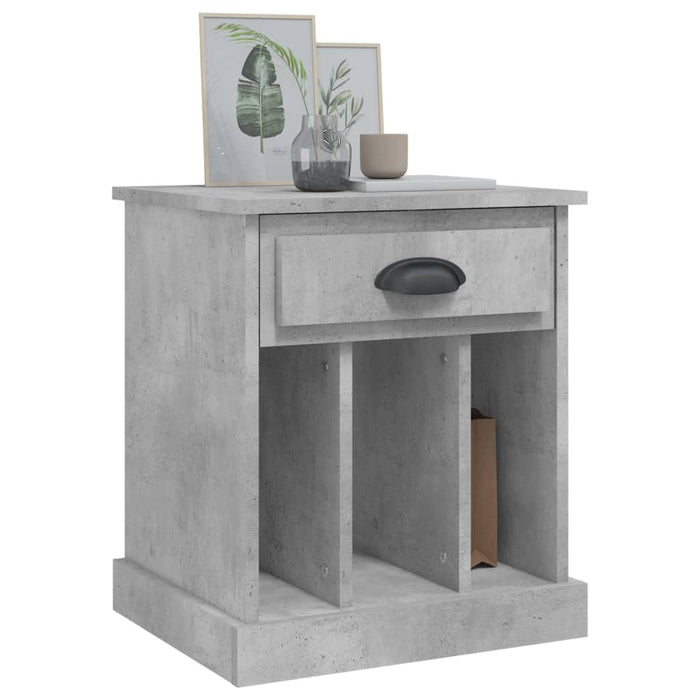 Noptiere, gri beton, 43x36x50 cm - WALTI WALTI