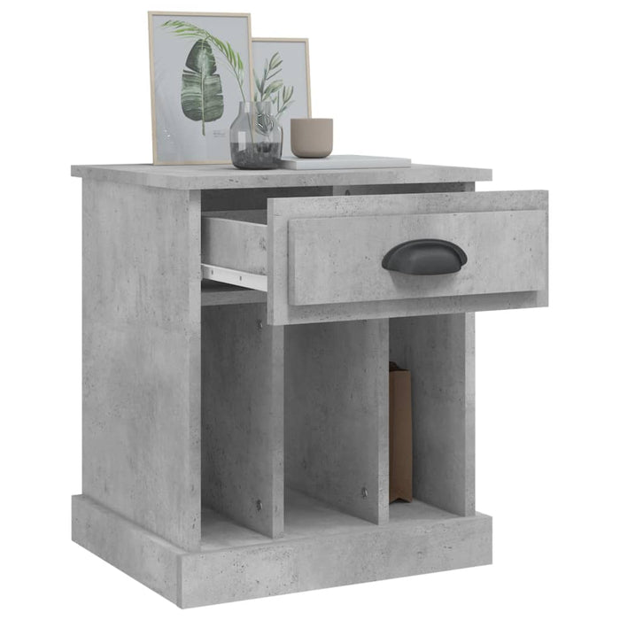 Noptiere, gri beton, 43x36x50 cm - WALTI WALTI