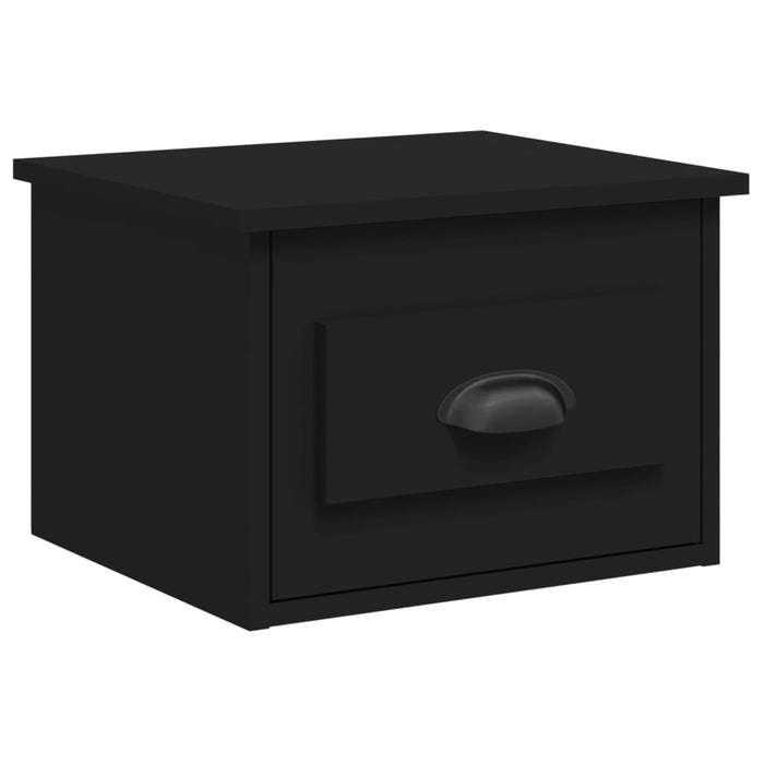 Noptiere de perete, 2 buc., negru, 41,5x36x28 cm - WALTI WALTI