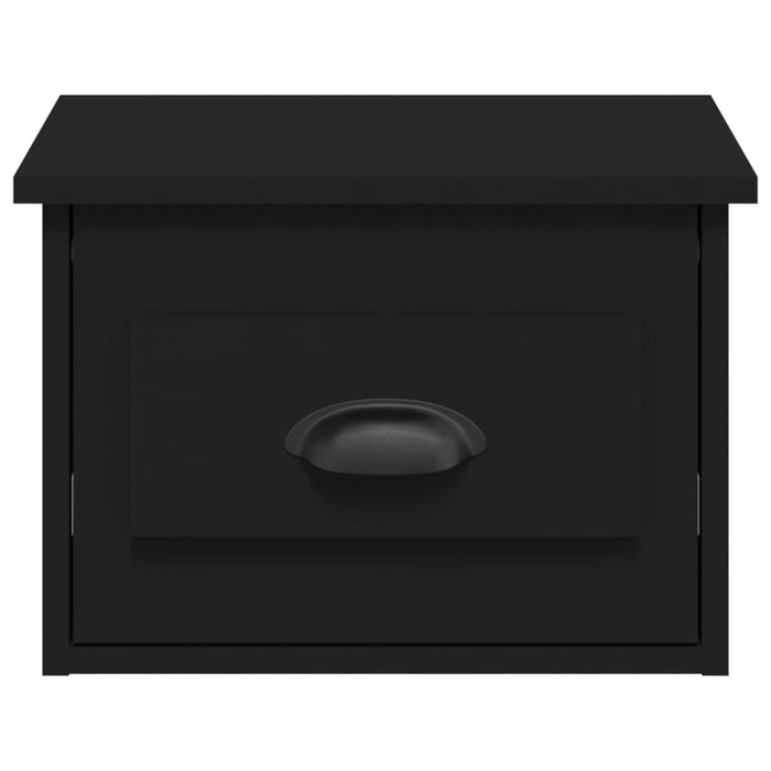 Noptiere de perete, 2 buc., negru, 41,5x36x28 cm - WALTI WALTI