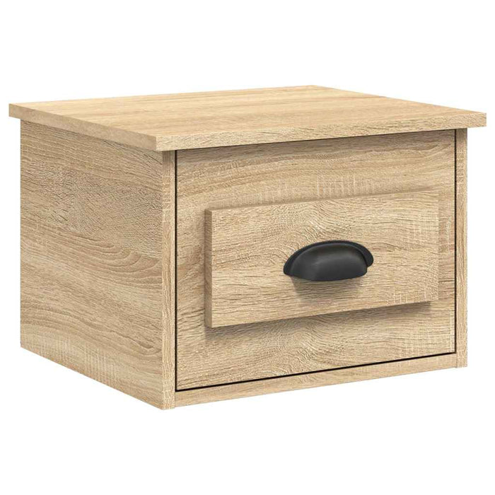 Noptiere de perete, 2 buc., stejar sonoma, 41,5x36x28 cm - WALTI WALTI