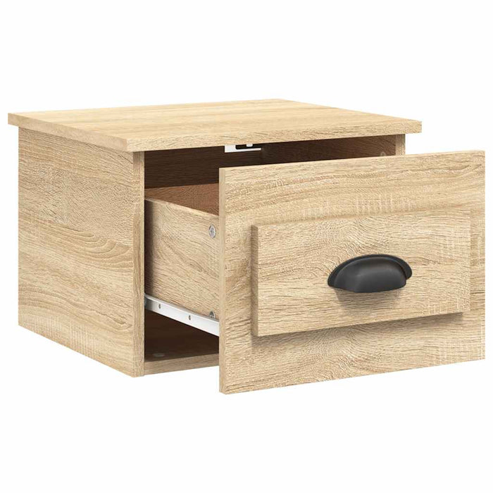 Noptiere de perete, 2 buc., stejar sonoma, 41,5x36x28 cm - WALTI WALTI