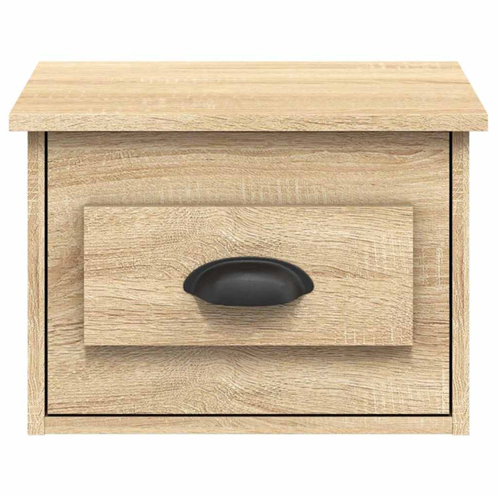 Noptiere de perete, 2 buc., stejar sonoma, 41,5x36x28 cm - WALTI WALTI