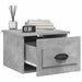 Noptiere de perete, 2 buc., gri beton, 41,5x36x28 cm - WALTI WALTI