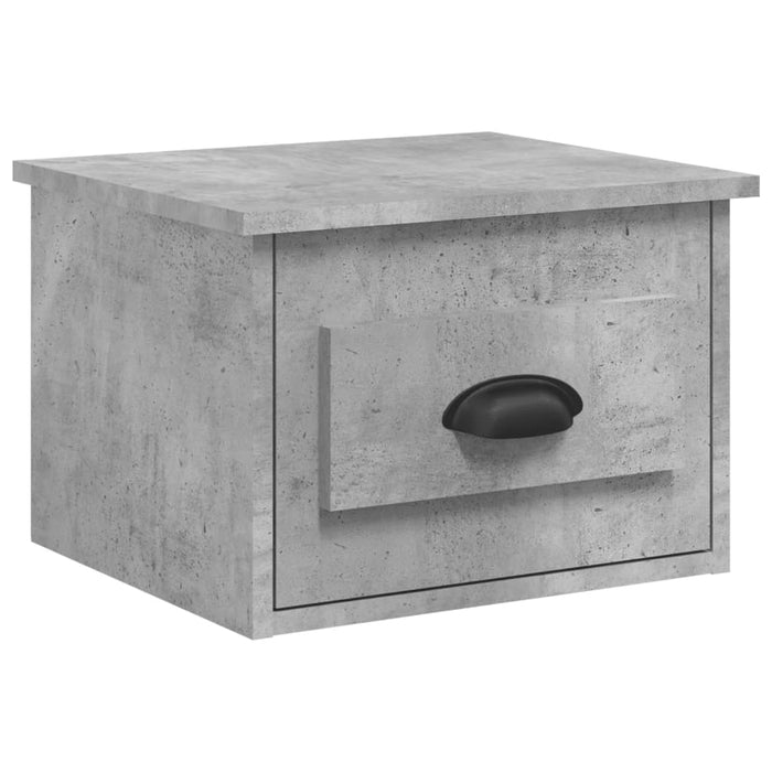 Noptiere de perete, 2 buc., gri beton, 41,5x36x28 cm - WALTI WALTI