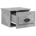 Noptiere de perete, 2 buc., gri beton, 41,5x36x28 cm - WALTI WALTI