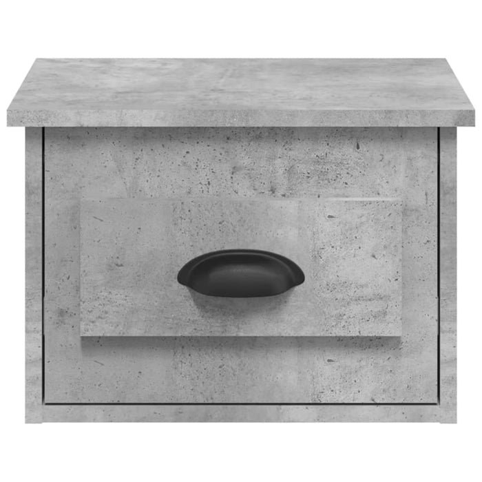 Noptiere de perete, 2 buc., gri beton, 41,5x36x28 cm - WALTI WALTI