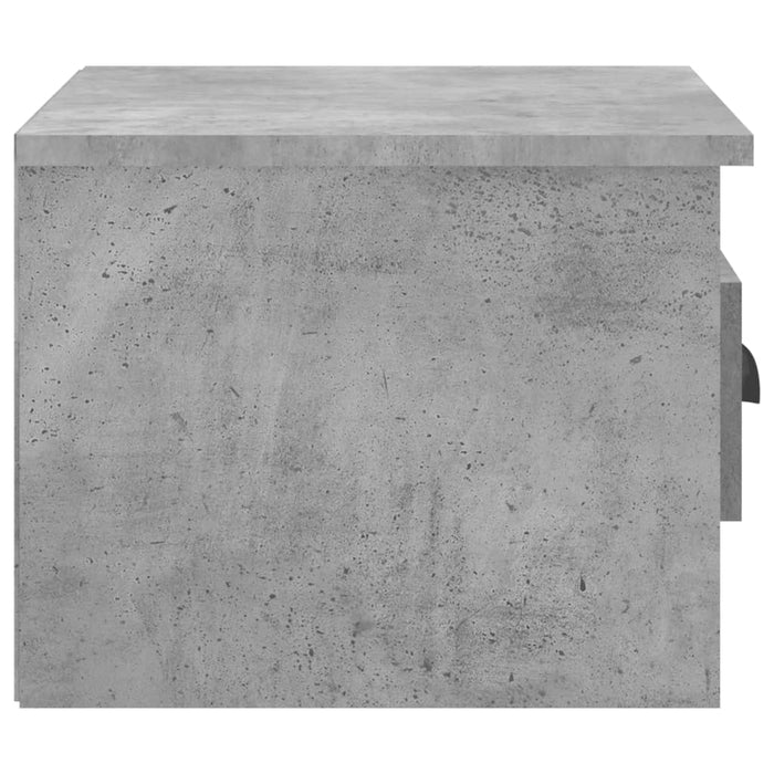 Noptiere de perete, 2 buc., gri beton, 41,5x36x28 cm - WALTI WALTI