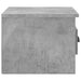 Noptiere de perete, 2 buc., gri beton, 41,5x36x28 cm - WALTI WALTI
