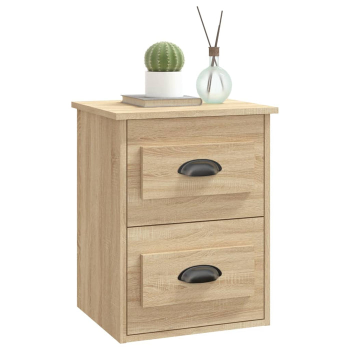 Noptiere de perete, 2 buc., stejar sonoma, 41,5x36x53cm - WALTI WALTI