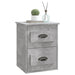 Noptiere suspendate pe perete, 2 buc., gri beton, 41,5x36x53 cm - WALTI WALTI