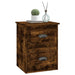 Noptiere pe perete, 2 buc., stejar afumat, 41,5x36x53 cm - WALTI WALTI