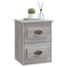 Noptiere suspendate pe perete, 2 buc., gri sonoma, 41,5x36x53cm - WALTI WALTI