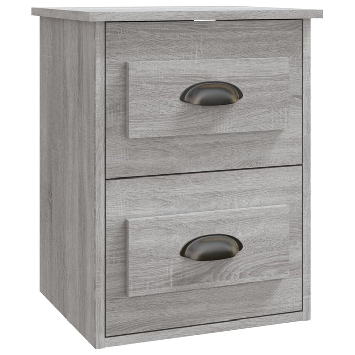 Noptiere suspendate pe perete, 2 buc., gri sonoma, 41,5x36x53cm - WALTI WALTI