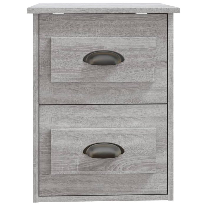 Noptiere suspendate pe perete, 2 buc., gri sonoma, 41,5x36x53cm - WALTI WALTI