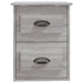 Noptiere suspendate pe perete, 2 buc., gri sonoma, 41,5x36x53cm - WALTI WALTI
