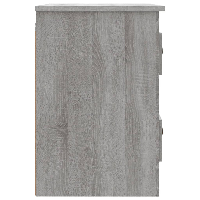 Noptiere suspendate pe perete, 2 buc., gri sonoma, 41,5x36x53cm - WALTI WALTI