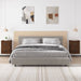 Noptiere suspendate pe perete, 2 buc, stejar maro, 41,5x36x53cm - WALTI WALTI