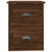 Noptiere suspendate pe perete, 2 buc, stejar maro, 41,5x36x53cm - WALTI WALTI