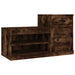 Pantofar, stejar fumuriu, 100x42x60 cm, lemn prelucrat - WALTI WALTI
