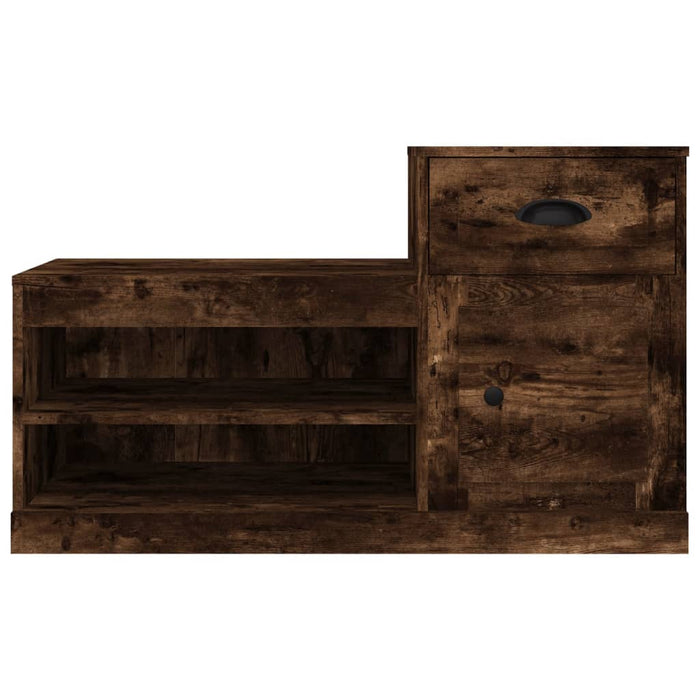 Pantofar, stejar fumuriu, 100x42x60 cm, lemn prelucrat - WALTI WALTI