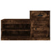 Pantofar, stejar fumuriu, 100x42x60 cm, lemn prelucrat - WALTI WALTI