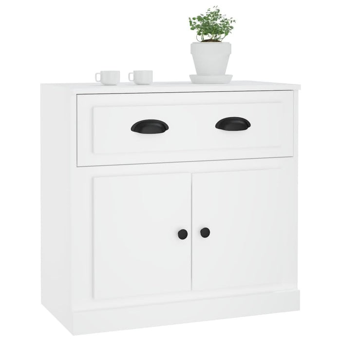 Servantă, alb, 70x35,5x67,5 cm, lemn prelucrat - WALTI WALTI