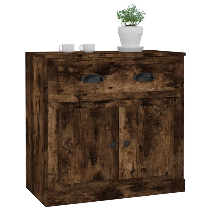 Servantă, stejar afumat, 70x35,5x67,5 cm, lemn prelucrat WALTI