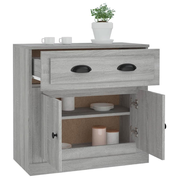 Servantă, gri sonoma, 70x35,5x67,5 cm, lemn prelucrat - WALTI WALTI