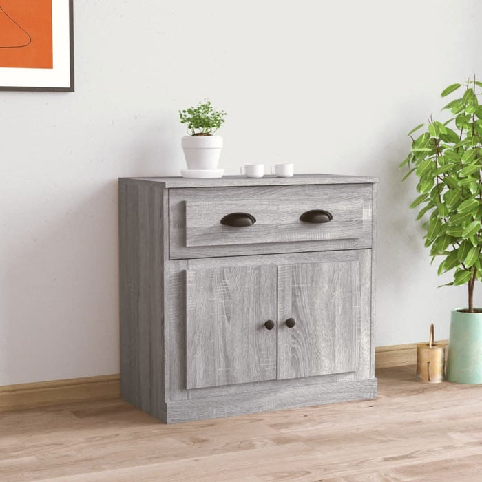 Servantă, gri sonoma, 70x35,5x67,5 cm, lemn prelucrat - WALTI WALTI