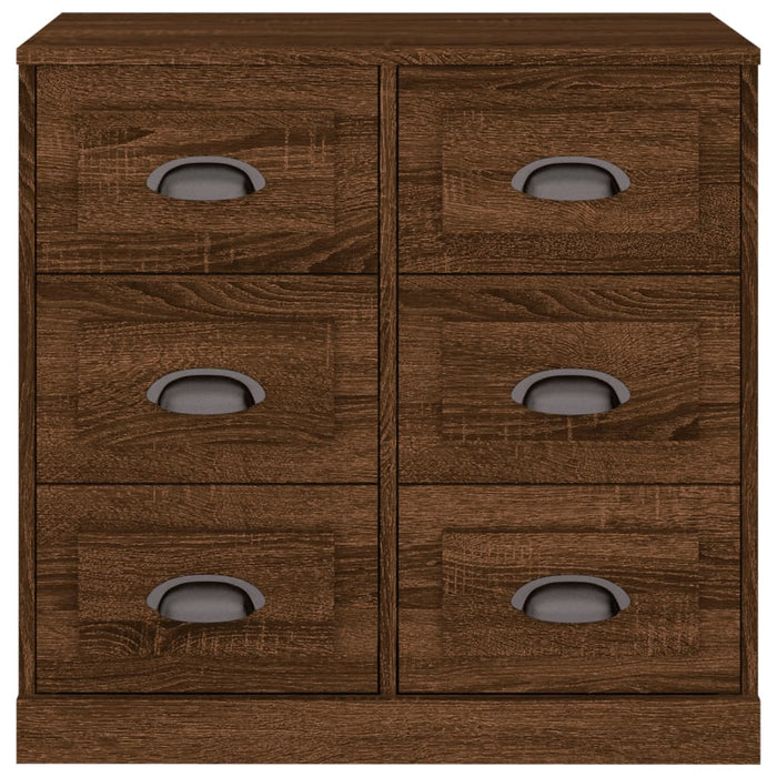 Servantă, stejar maro, 70x35,5x67,5 cm, lemn prelucrat - WALTI WALTI