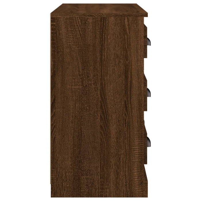 Servantă, stejar maro, 70x35,5x67,5 cm, lemn prelucrat - WALTI WALTI