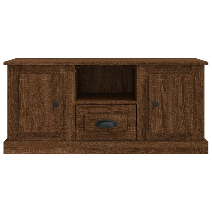 Comodă TV, stejar maro, 100x35,5x45 cm, lemn prelucrat WALTI