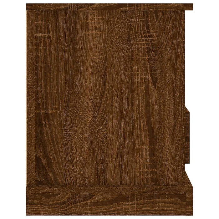 Comodă TV, stejar maro, 93x35,5x45 cm, lemn prelucrat WALTI