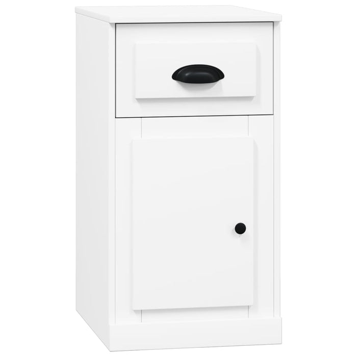 Dulap lateral cu sertar, alb, 40x50x75 cm, lemn prelucrat - WALTI WALTI