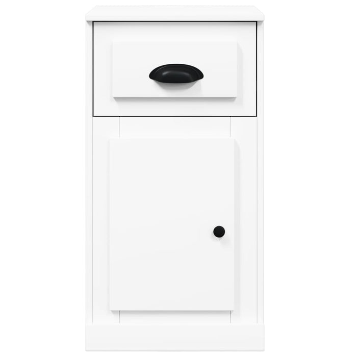 Dulap lateral cu sertar, alb, 40x50x75 cm, lemn prelucrat - WALTI WALTI