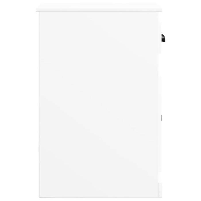 Dulap lateral cu sertar, alb, 40x50x75 cm, lemn prelucrat - WALTI WALTI