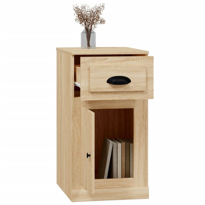 Dulap lateral, sertar stejar sonoma, 40x50x75 cm lemn prelucrat - WALTI WALTI