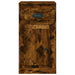 Dulap lateral, sertar, stejar afumat, 40x50x75cm lemn prelucrat - WALTI WALTI